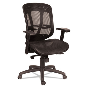 Alera® Alera Eon Series Multifunction Mid-back Suspension Mesh Chair, Supports Up To 275 Lb, 17.51" To 21.25" Seat Height, Black freeshipping - TVN Wholesale
